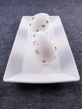 Easter Egg isolated on a dark background