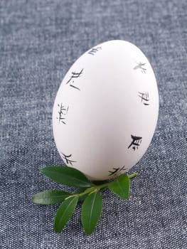 Easter Egg isolated on a dark background