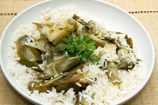 risotto with artichokes