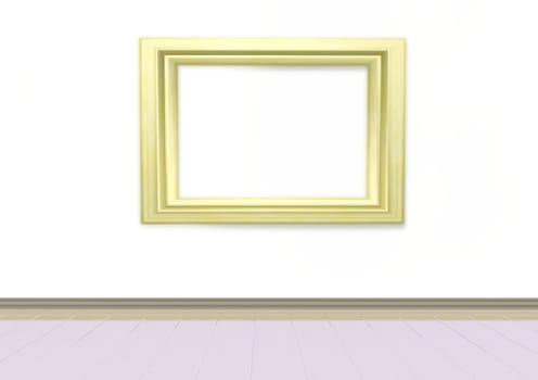 room with picture frame