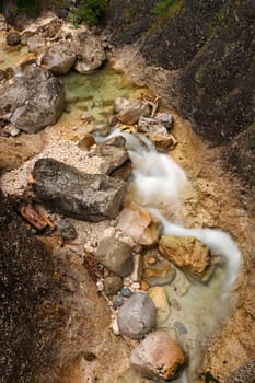 Mountain stream in the Bavarian Alps.