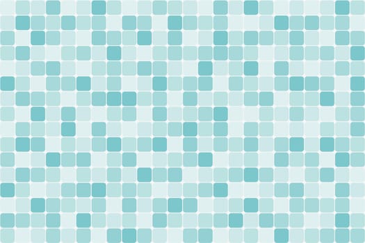 Blue Mosaic Background - Rounded Corners