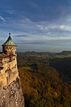 View from Königstein Fortress