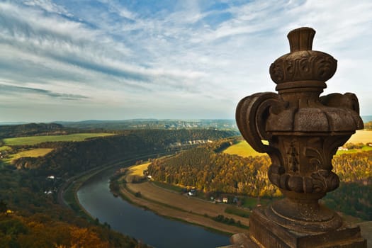 View from Königstein Fortress