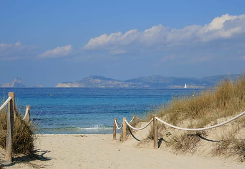 the way to the beach - Formentera