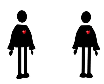 couple or pair or (couple people)