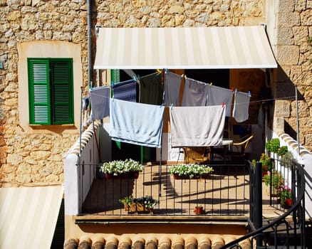 The terrace