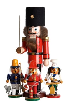 Traditional nutcracker with 3 incense burners
