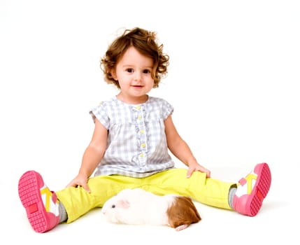 Girl with Guinea Pig