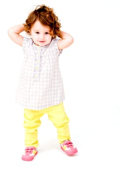 Baby Girl Posing