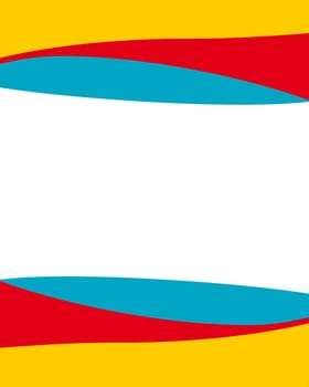 Background - Wave - Blue Red Yellow