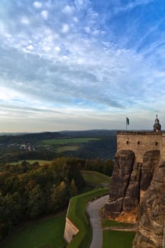 View from Königstein Fortress