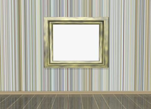 room with picture frame
