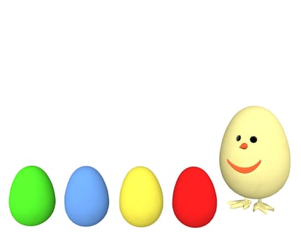 Funny Easter Chick