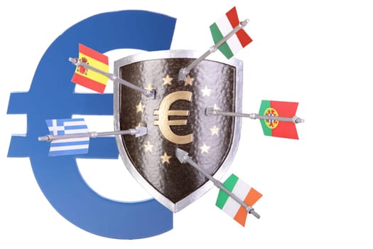 Euro with Shield 3