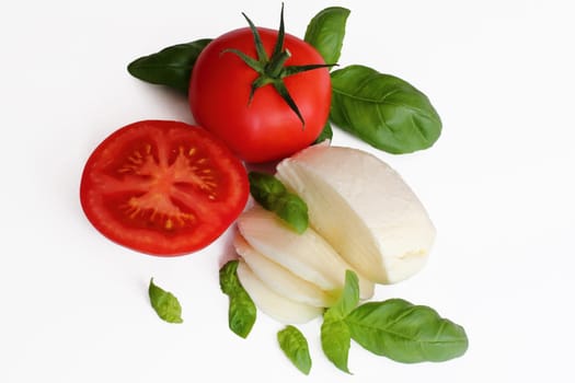 Tomato-mozzarella-basil in different variations