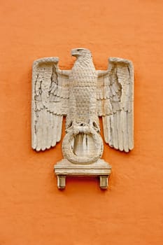 German eagle on the wall in Munich