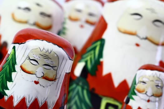 Santa Claus Matruschkas - 5 pieces