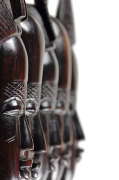 5 African Wood Masks