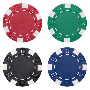set of poker chips