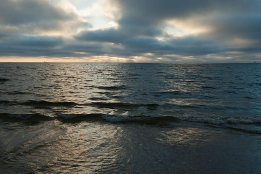 The Baltic Sea near Heringsdorf in the morning