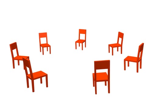Circle of chairs