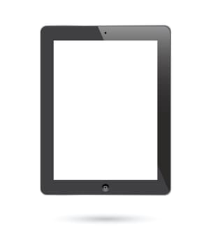 illustration of ipad 2. Realistic looking.