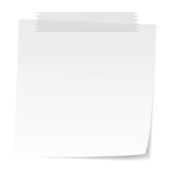 message notes with masking tape, masking tape is with transparency that can free to move with overlapping effects.