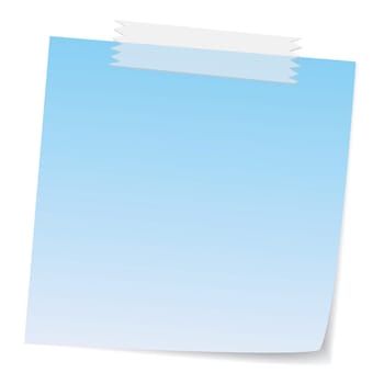 message notes with masking tape, masking tape is with transparency that can free to move with overlapping effects.