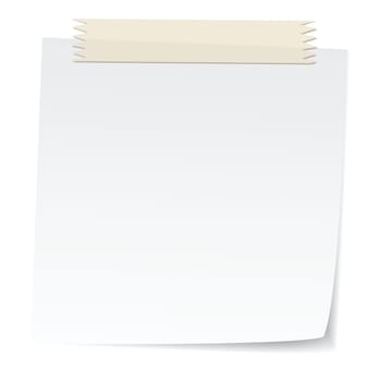 message notes with masking tape, masking tape is with transparency that can free to move with overlapping effects.