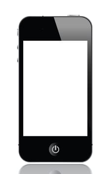 illustration of smartphone, vector format.