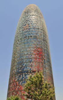 The Torre Agbar is a 38-storey tower, quickly became a symbol of Barcelona, Spain