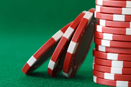 stack of poker chips