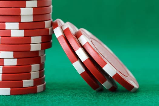 stack of poker chips
