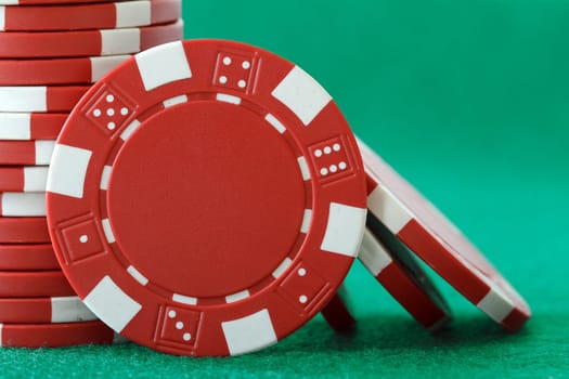 stack of poker chips