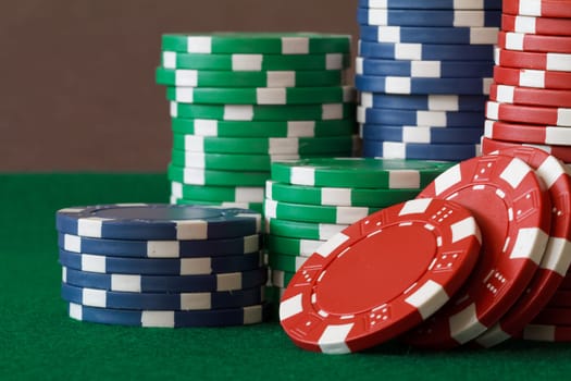 stack of poker chips