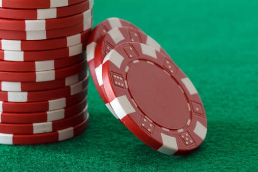 stack of poker chips