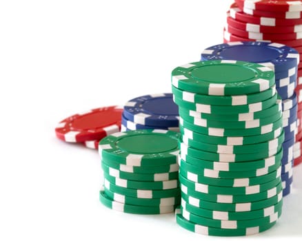 stack of poker chips