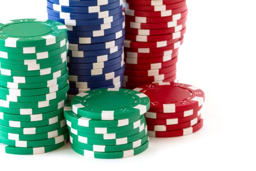stack of poker chips