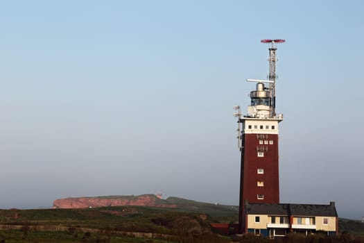 Lighthouse of Heligoland in the morning light