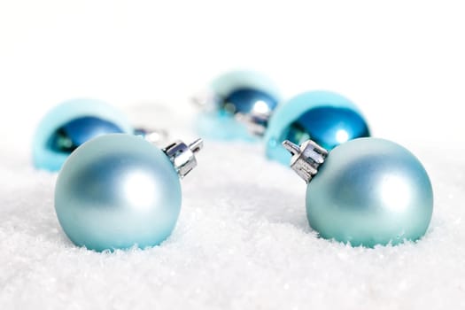 Modern Christmas baubles