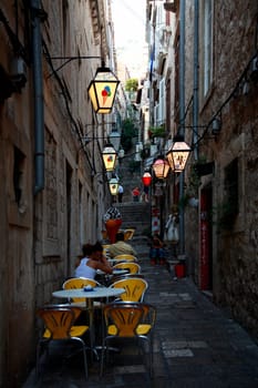 Alley in Dubrovnik