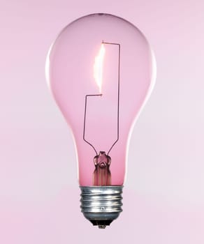 Glass incandescent tungsten filament light bulb due to be replaced due to energy concerns