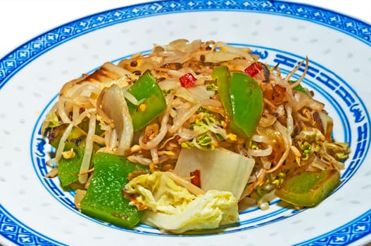 Chinese dish with vegetables