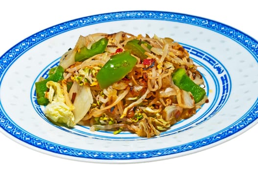 Chinese dish with vegetables