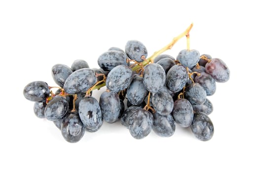 Grape cluster isolated on white background