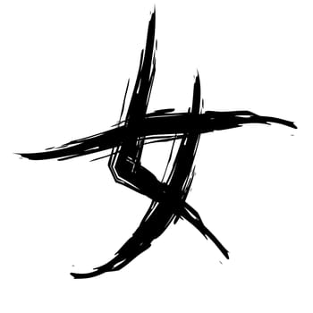 chinese character for woman in calligraphy style.