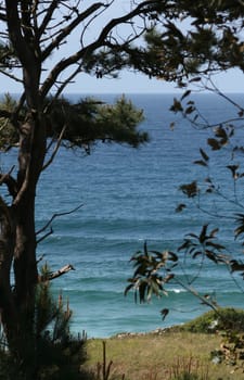 Coast of the atlantic ocean in Galicia,Spain