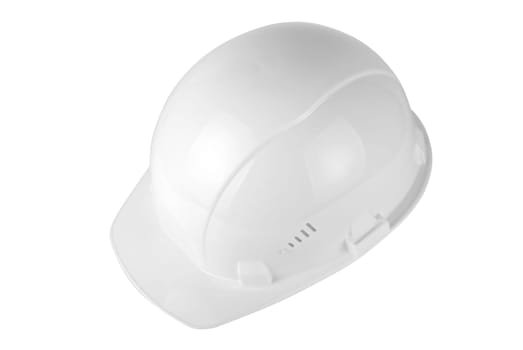 White helmet isolated on a white background