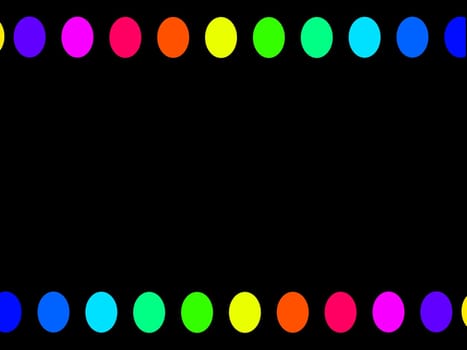 Easter card black